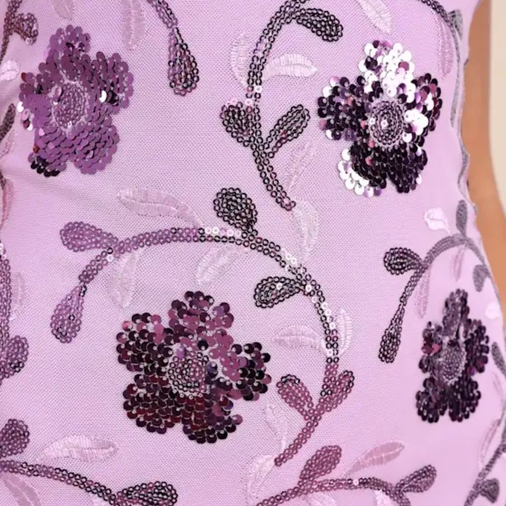 Lulus Sequin Backless Mini Dress - Picture 3 of 5